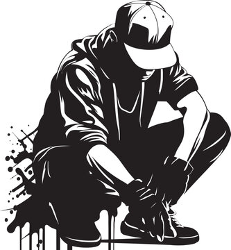 GrafGuard Graffiti Artist Icon ScareCrow Icon Halloween Black Logo