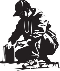 UrbanExpression Guru Black Logo Design Icon GraffitiGuru Vector Artist Icon