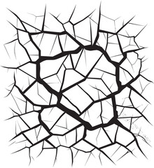 LineRupture Vector Crack Logo Symbol InkScribble Cracked Lines Hand Drawn Icon