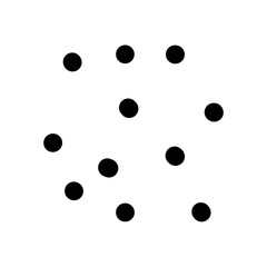 Dots abstract shapes