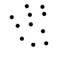 Dots abstract shapes