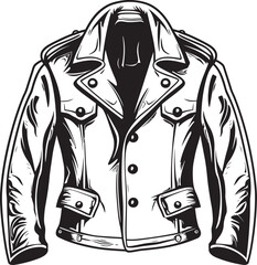 CityCraze Iconic Emblem of Urban Fashion MetroStyle Hand Drawn Symbol for Fashionable Outerwear