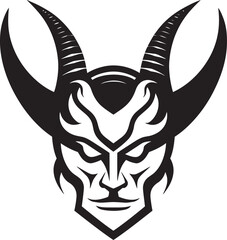 YokaiYore Black Emblem of Ghostly Presence SamuraiSinister Hand Drawn Symbol for Ancient Demon