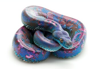 snake isolated on white background 