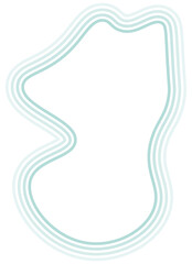 Abstract pastel shape lines background. Vector illustration.