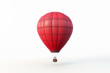 hot air balloon isolated on white background 