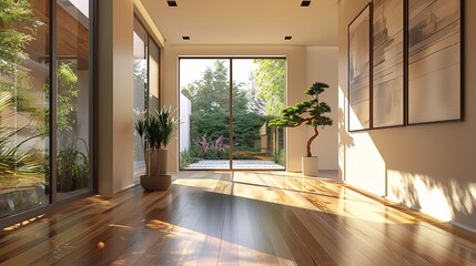 Obraz premium Corridor in einem modernen Haus