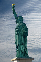 Statue of liberty on stand