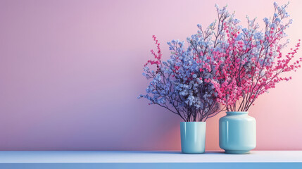 lavender in a vase