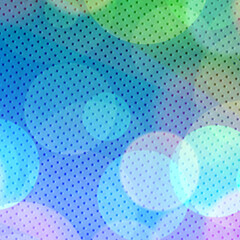 Blue bokeh square background for banner, poster, ad, celebrations, and various design works
