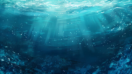 Ocean background, water wallpaper