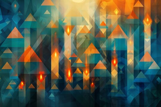 abstract background for jewish american heritage month (Jahm)