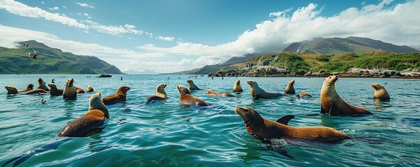 View of Sea Lions