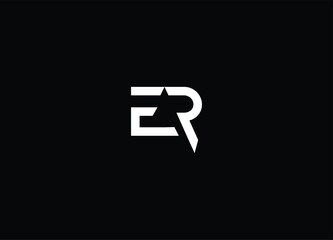 ER Letter Logo Design Creative Modern Letters Vector Icon Logo