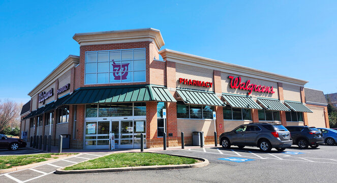 Walgreens Pharmacy Store, Manassas, Virginia, USA