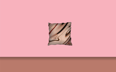 Seamless Leaves Pattern with Pillow Realistic