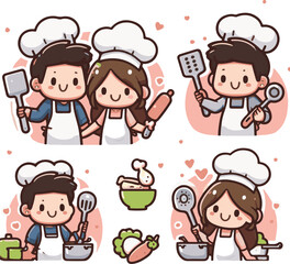 couple kitchen