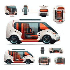 Imagine a self-driving car with modular components