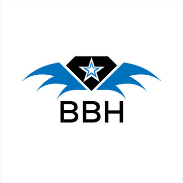 BBH letter logo. technology icon blue image on white background. BBH Monogram logo design for entrepreneur and business. BBH best icon.	
