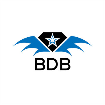 BDB letter logo. technology icon blue image on white background. BDB Monogram logo design for entrepreneur and business. BDB best icon.	
