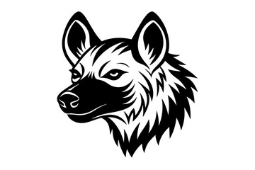 hyena silhouette vector illustration