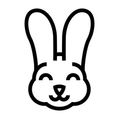 A vector illustration of an Easter Bunny