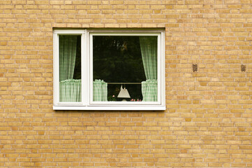 Window of a modern apartment in Malmo, Sweden