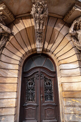 Ornamental detail from classic buildings in Munich, Germany