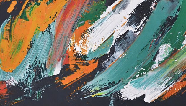 abstract background from the smears of acrylic paint mixing