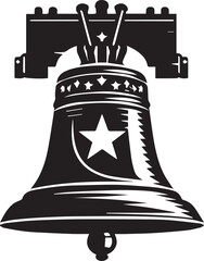 Liberty Bell Silhouettes Liberty Bell EPS Vector Liberty Clipart	
