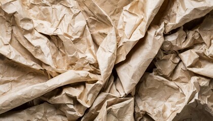 crumpled craft paper background