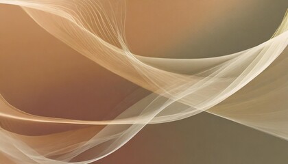 abstract soft waiving lines smoke background in earthy tones - obrazy, fototapety, plakaty