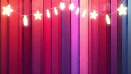 Welcome curtain for newborns; is perfect for background projects; 4k virtual video animation.