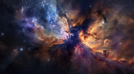 Poster Stunning cosmic nebula with star formation © Mik Saar