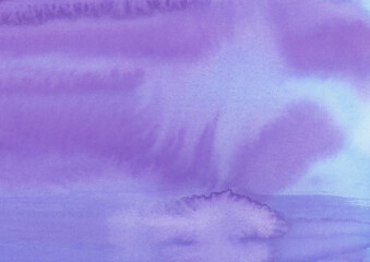 青紫と水色のにじみのある背景素材