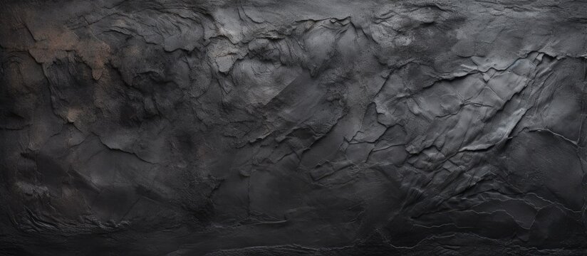 A closeup of a grey bedrock wall texture resembling a monochrome landscape, with a pattern of woodlike streaks, giving a feeling of darkness and freezing water