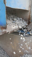 piedras, concreto, desmonte, construcción