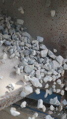 piedras, concreto, desmonte, construcción