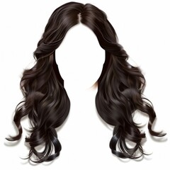 Luxurious Wavy Hair in Blonde and Brunette Tones. Generative ai