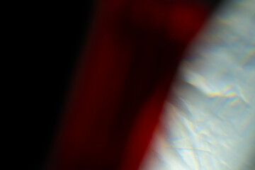 Crystal glow red light leak photo overlay background