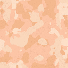 Seamless pink distressed grunge military fashion camo pattern vector - 761843644