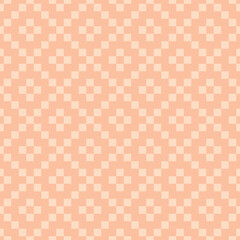 Seamless pink vintage pixel textile ethnic pattern vector - 761844669