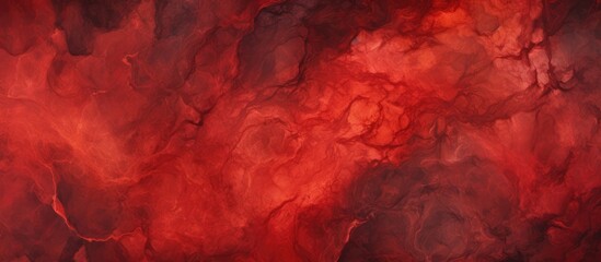 Red watercolor texture resembling lava for wallpaper design.