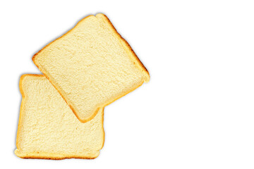 Fototapeta na wymiar sliced wheat bread in cutout transparent background,png format