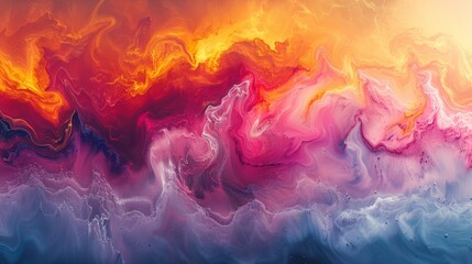 Fototapeta premium Abstract colorful fluid art