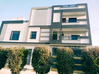building Double storey house full furnished rooms 
