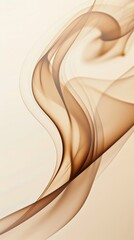 Abstract beige curves with smooth texture