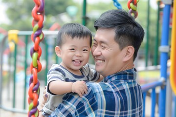 Fototapeta na wymiar father child son fun family man boy happy together happiness smiling cheerful togetherness day bonding parent love playing young joy