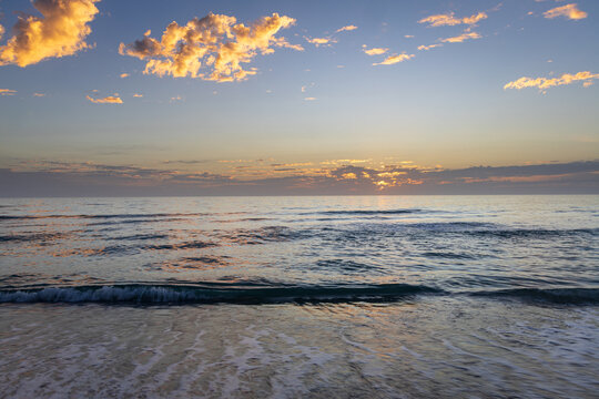 Photo of a sunset on the Florida Gulf Coast at Blind Pass Beach