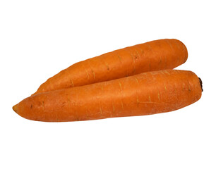 Carrots isolated on transparent background